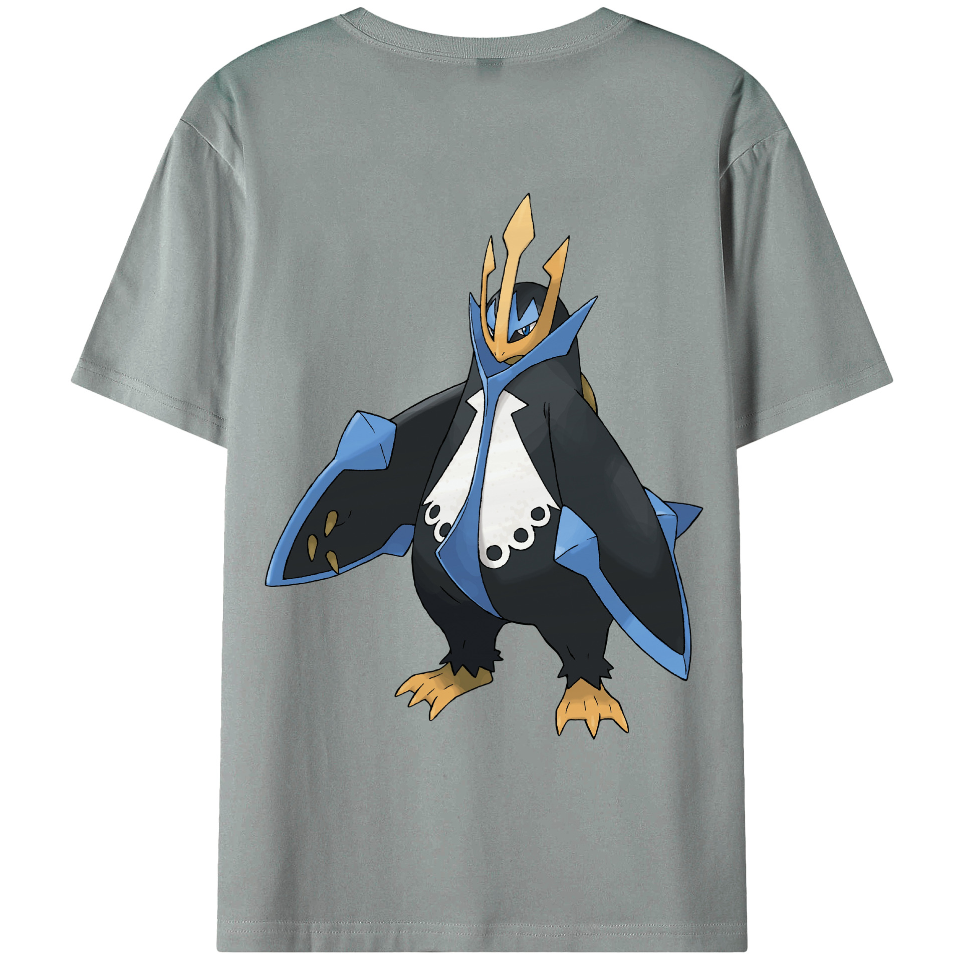 （画像用） ポケットモンスター Pokémon 綿100％ メンズ半袖Tシャツ（バックプリント） 通気性